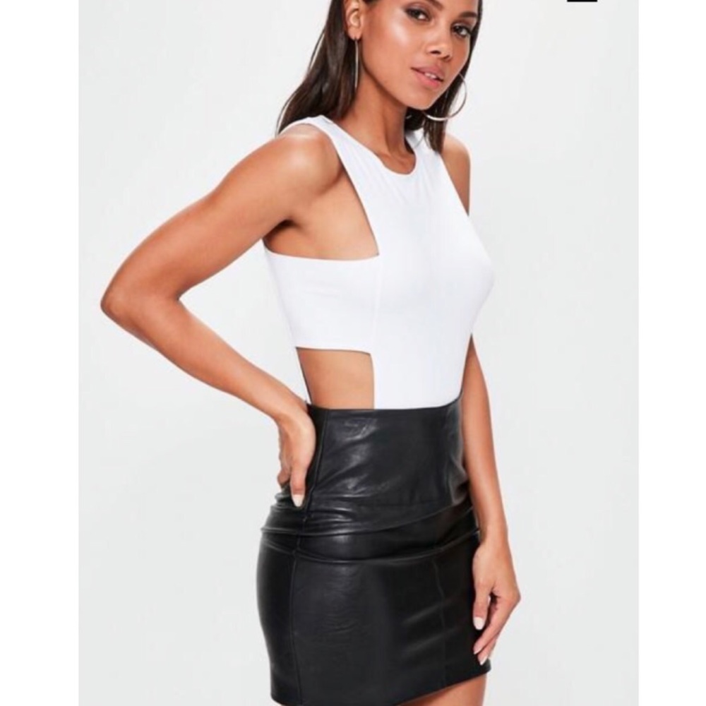 Missguided white body suit